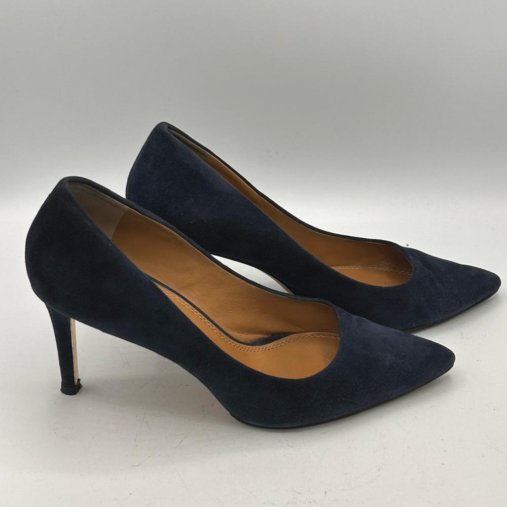 Tory Burch Navy Blue Heels